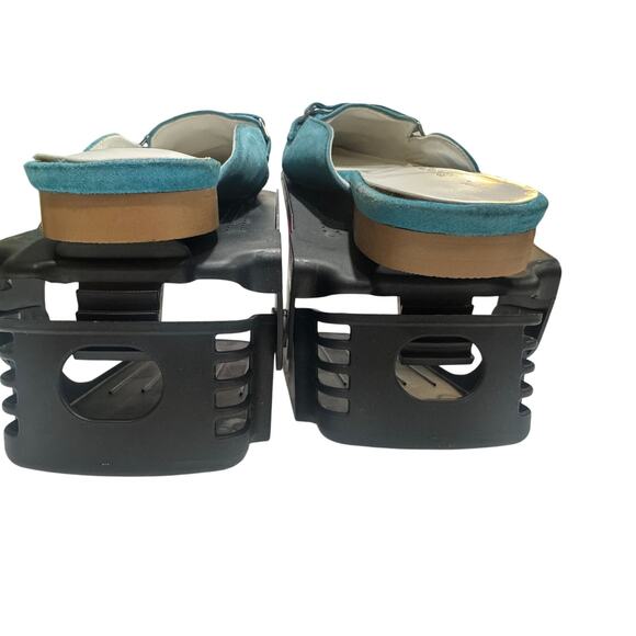 Bijou Blue Suede Leather Mules – Size 8M - Picture 5 of 11